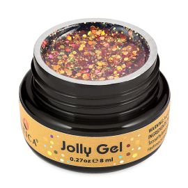 Gel con purpurina Jolly Gel dorado 8 ml 89390